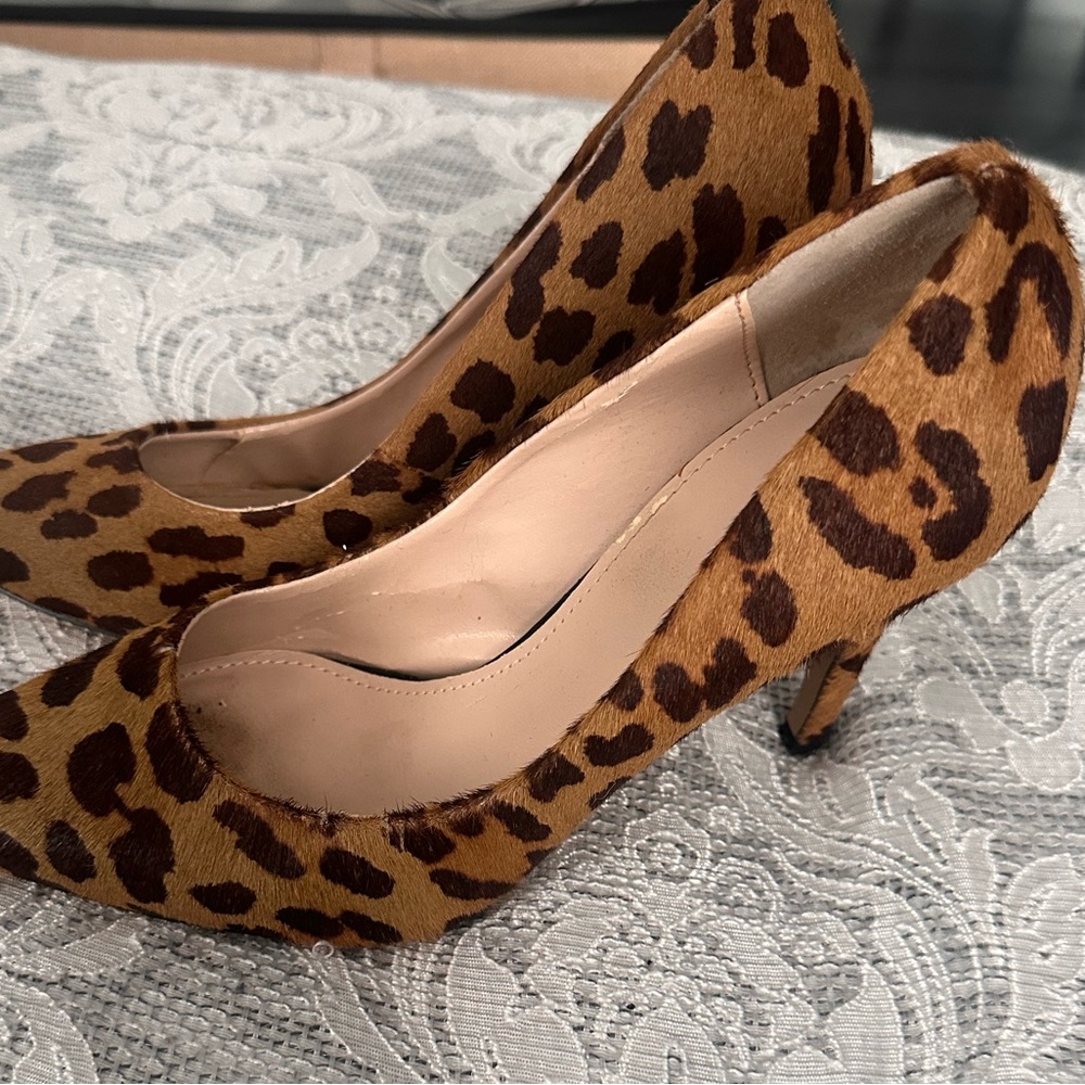 Leopard Print Women's Heels by Victoria’s Secret size 6.5